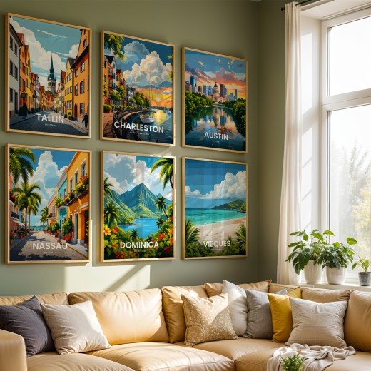 Dominica Travel Print - Vintage Travel Art Poster 8