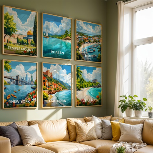 Mallorca Travel Print - Vintage Travel Art Poster 8